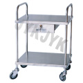 Stainless Steel Treatment Trolley with Two Shelves